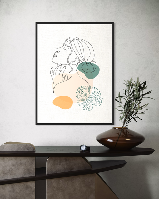 Minimalist Kadın No.8 Poster