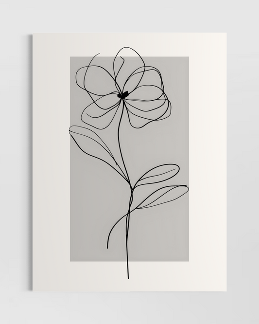 Floral Estetik Poster
