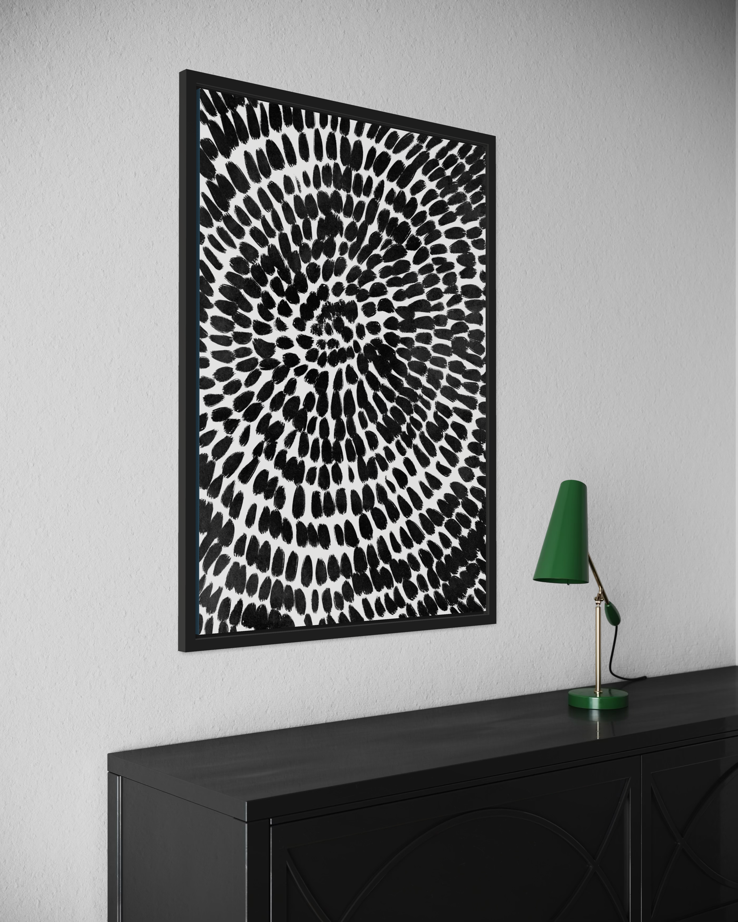 Dark Abstract No.9 Poster