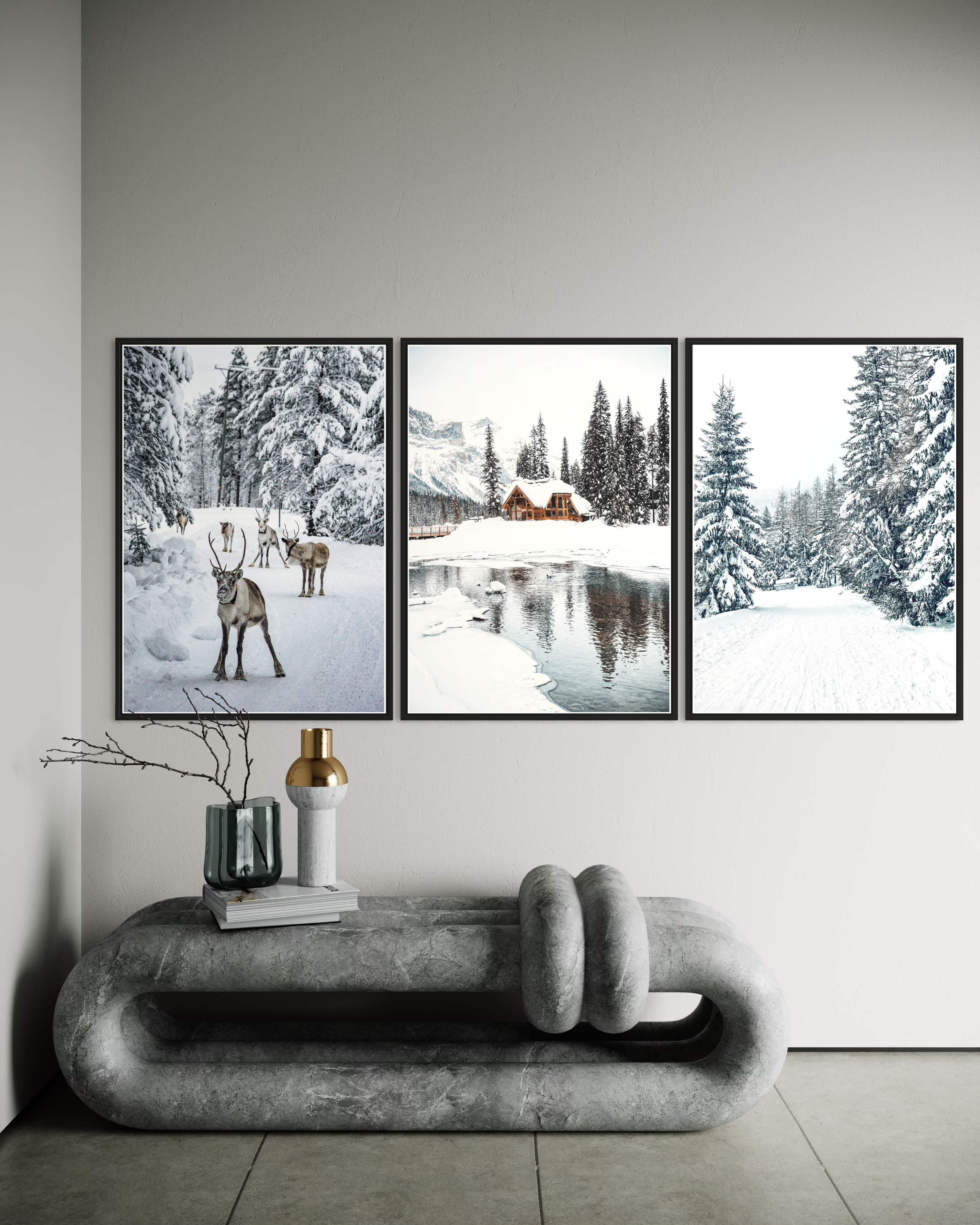 Doğa & Manzara 3'lü Poster Seti