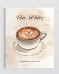 Flat White Poster