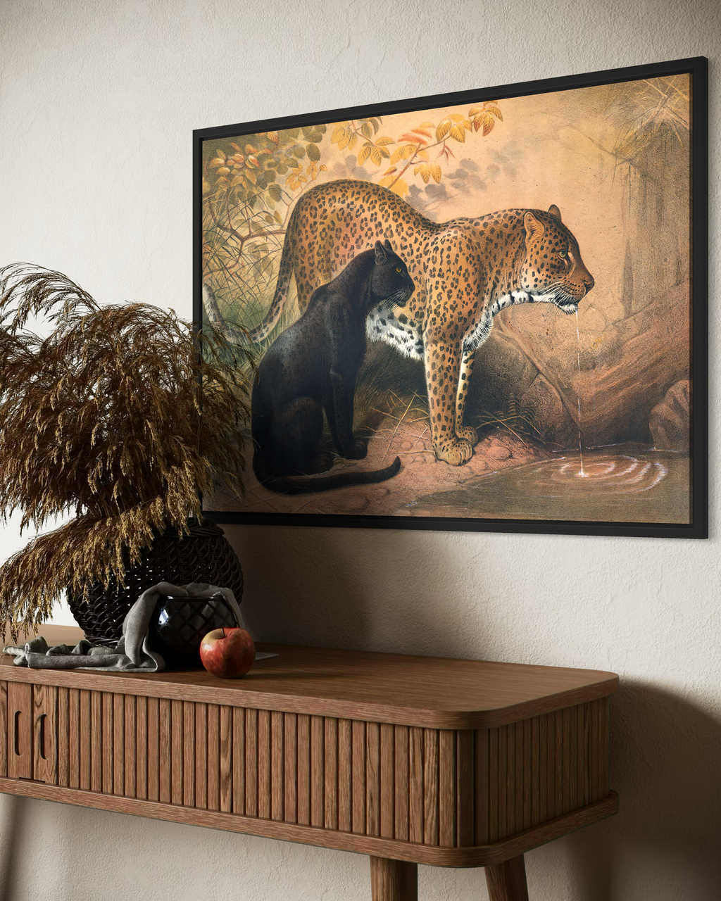 Leopard & Jaguar Poster