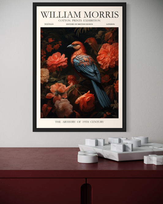 William Morris Cotton Prints Exhibition No.4 Poster