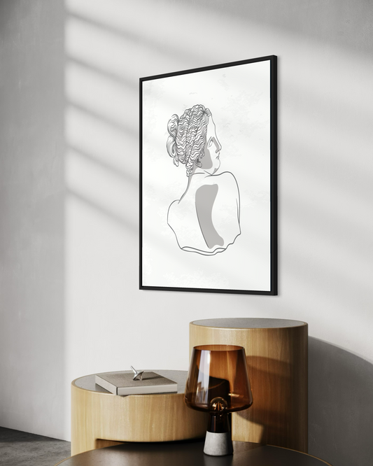 Minimalist Kadın No.6 Poster