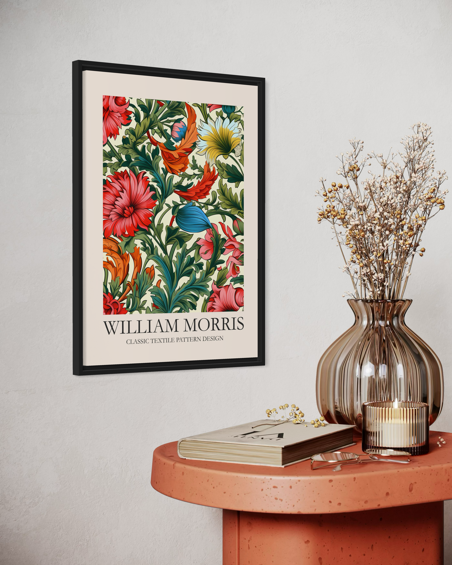 William Morris Classic Textile Pattern Design No.3 Poster