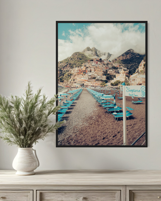 Positano Beach No.2 Poster