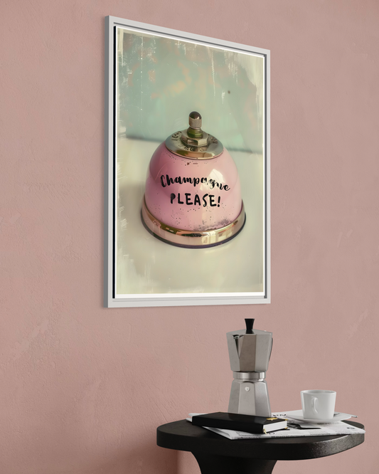 Champagne Please Poster