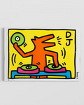Keith Haring DJ Poster