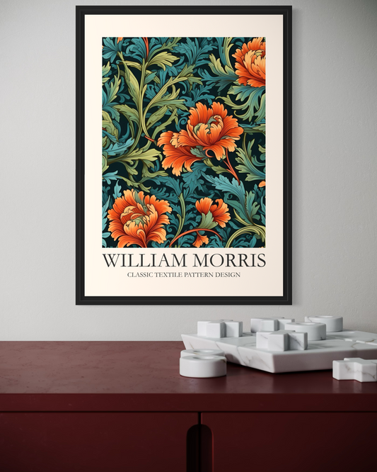 William Morris Classic Textile Pattern Design Poster