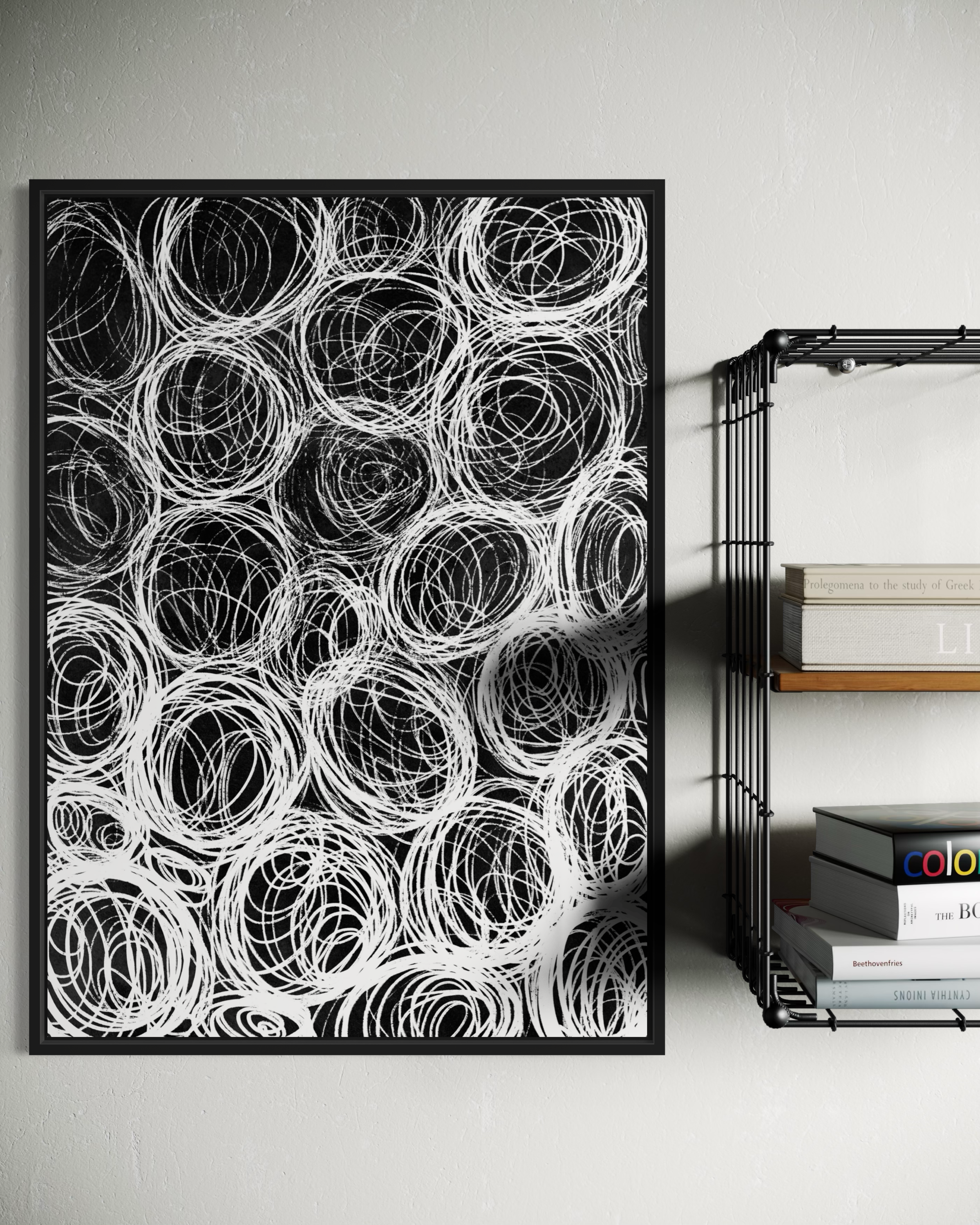 Dark Abstract No.10 Poster