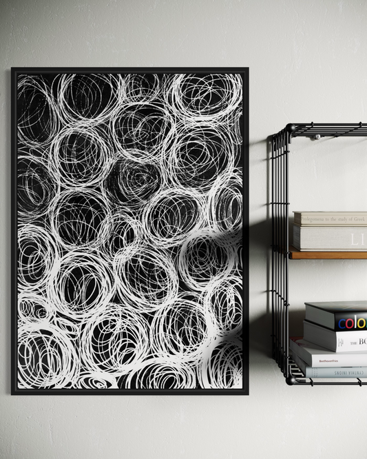 Dark Abstract No.10 Poster