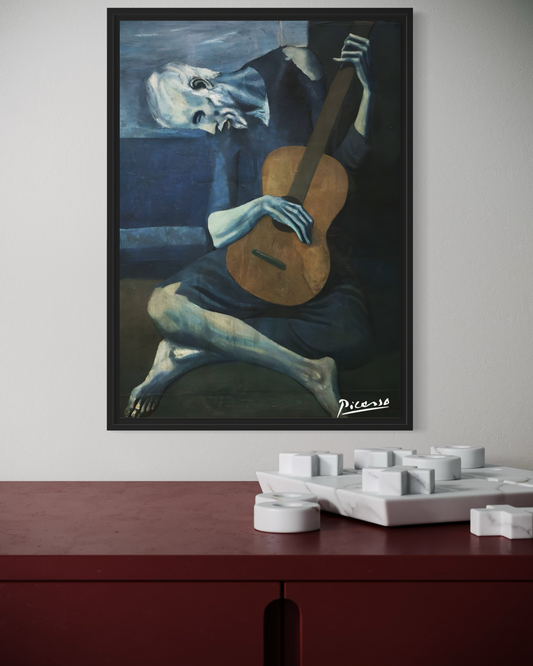 Picasso Yaşlı Gitarist Poster