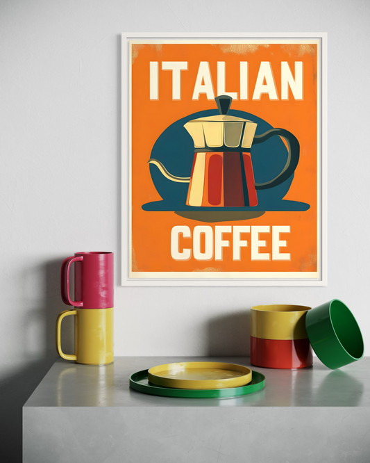 Italian Coffee Poster