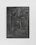 Dark Abstract No.7 Poster