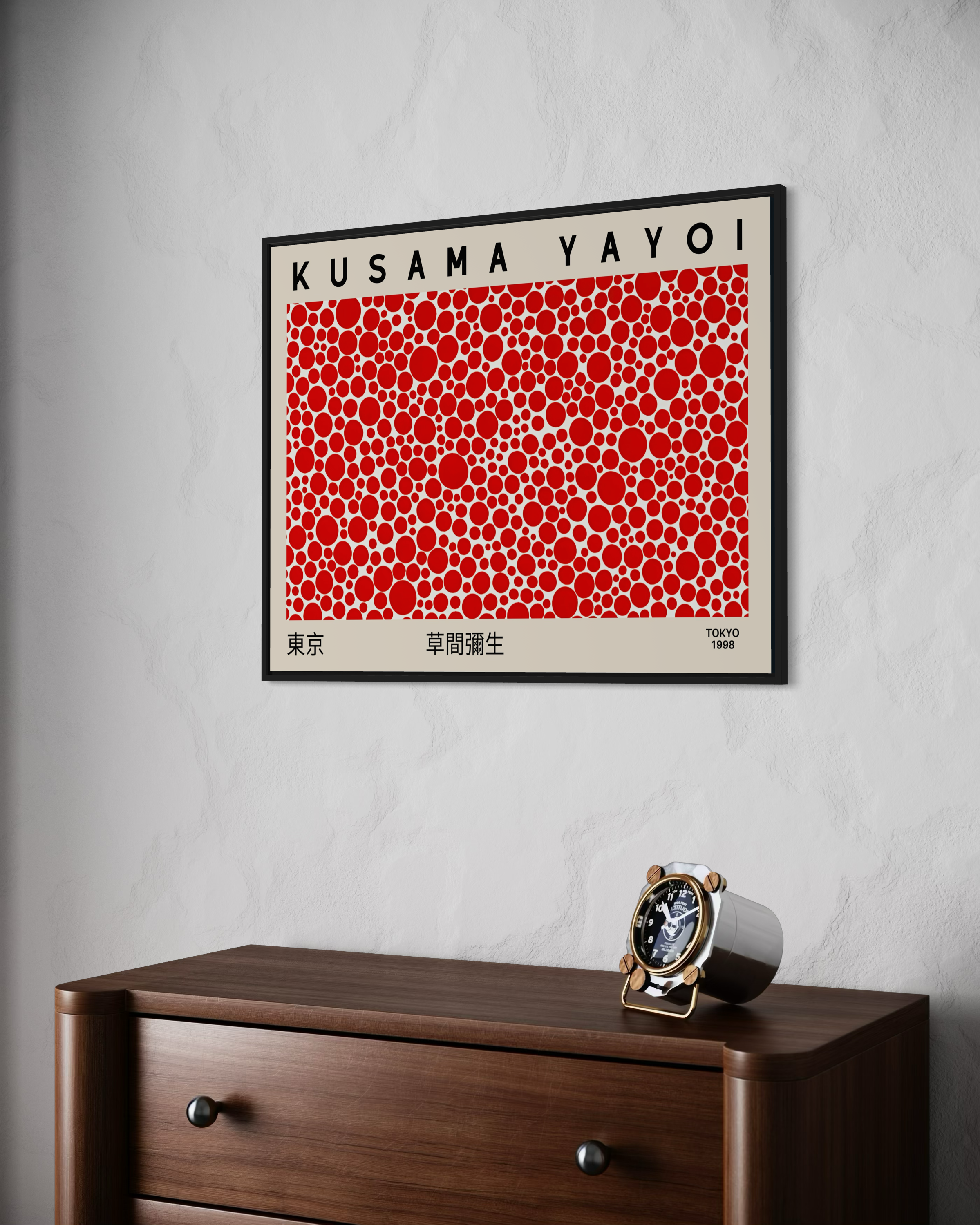 Yayoi Kusama Tokyo 1998 No.3 Poster
