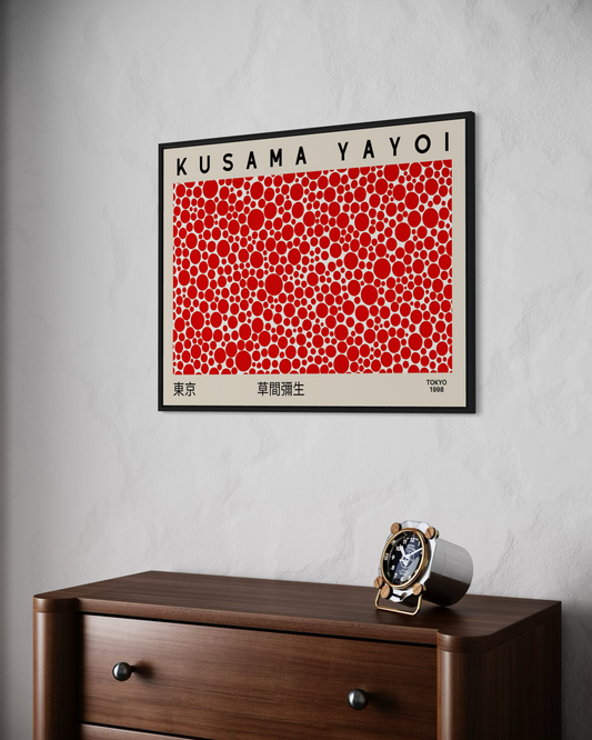 Yayoi Kusama Tokyo 1998 No.3 Poster