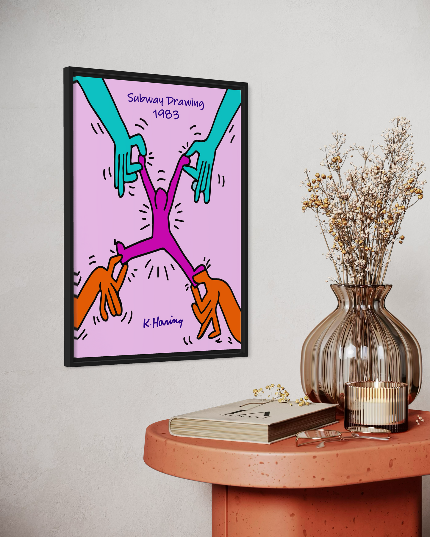 Keith Haring Subway Drawing Poster