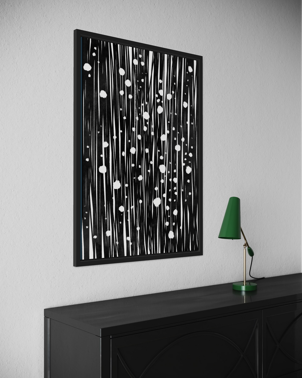 Dark Abstract No.11 Poster