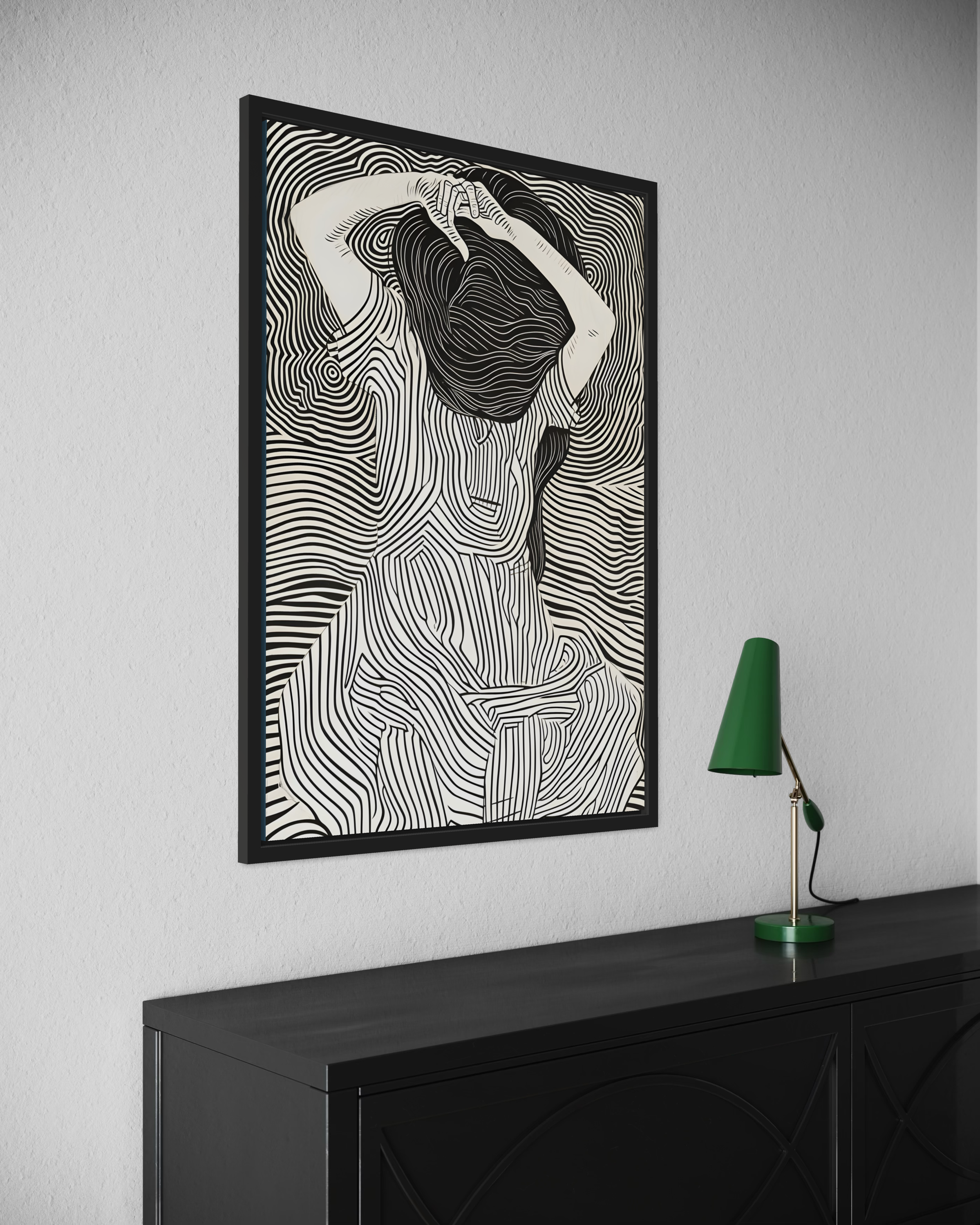 Dark Modern No.6 Poster