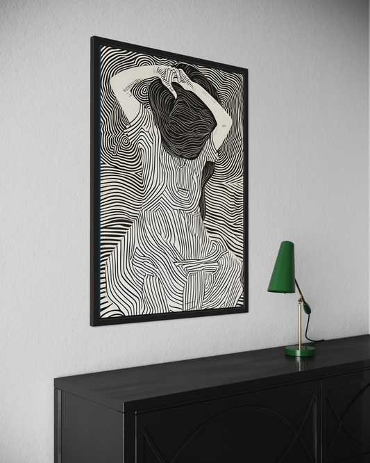 Dark Modern No.6 Poster