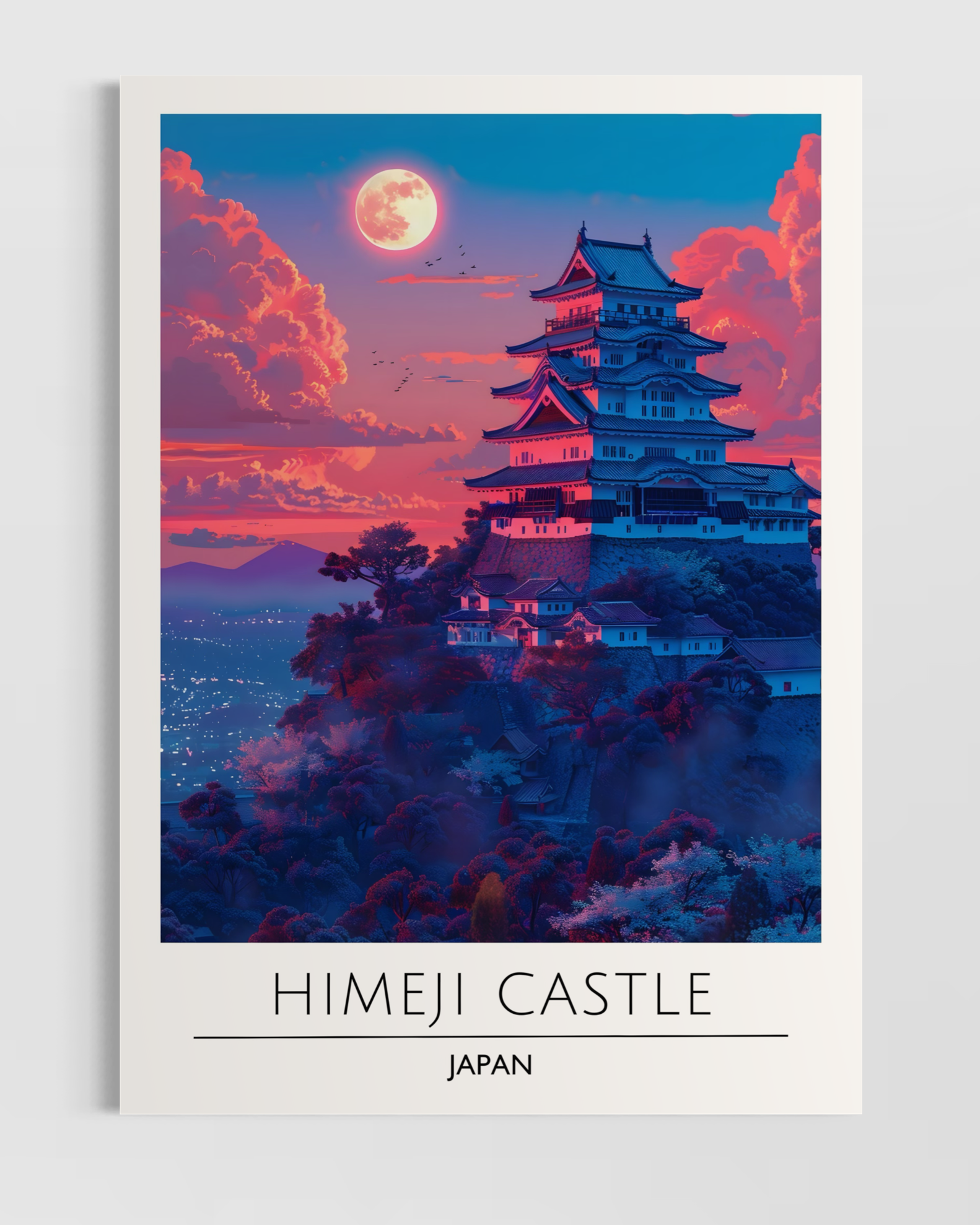 Himeji Castle Poster