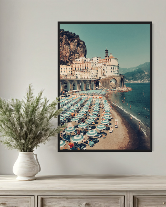 Beach of Atrani Poster