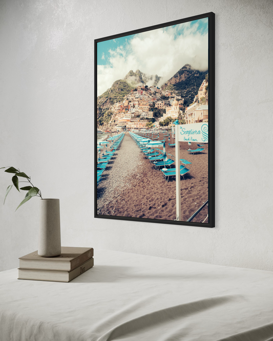 Positano Beach No.2 Poster