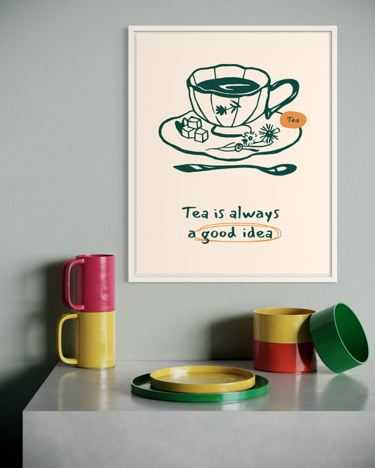 Tea is Always a Good Idea Poster