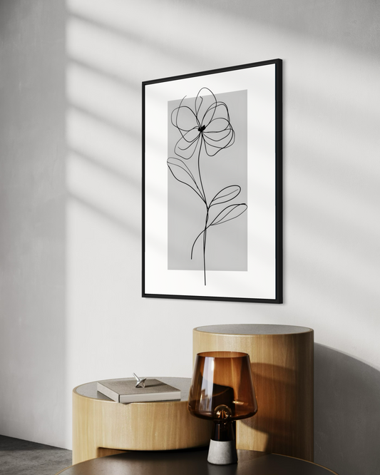 Floral Estetik Poster