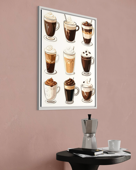 Kremalı Kahve Poster