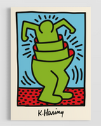 Keith Haring Cup Man Poster
