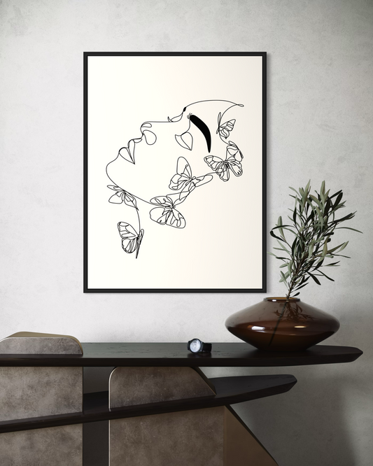 Minimalist Kadın No.10 Poster