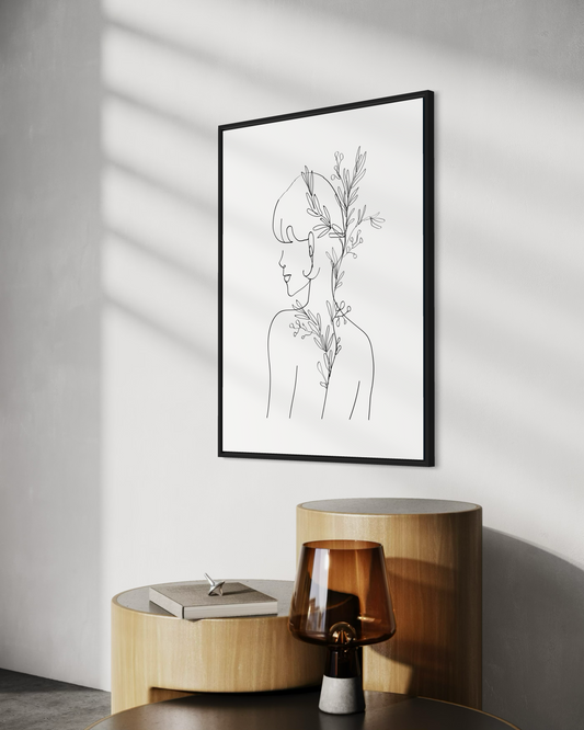 Minimalist Kadın No.3 Poster