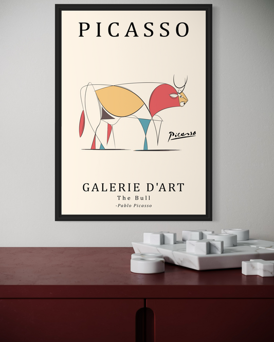 Picasso The Bull Poster