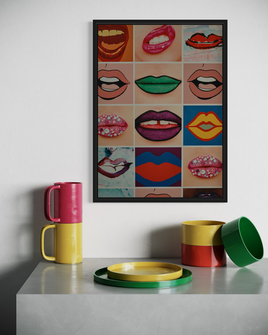 Lips No.3 Poster