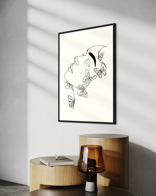 Minimalist Kadın No.10 Poster