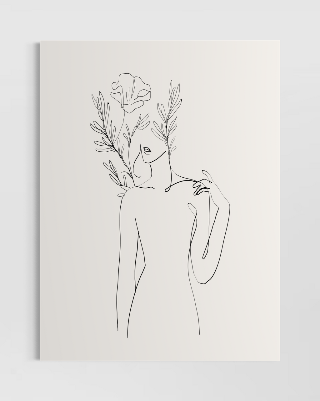Minimalist Kadın No.4 Poster
