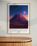 Pyramids of Giza Poster