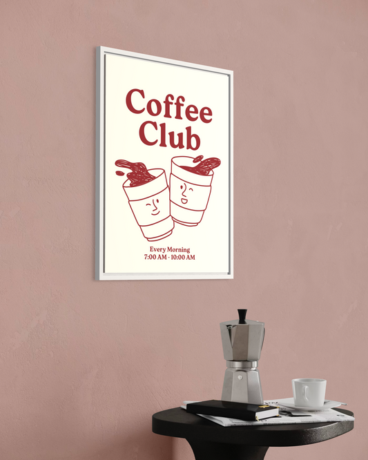 Coffee Club Poster
