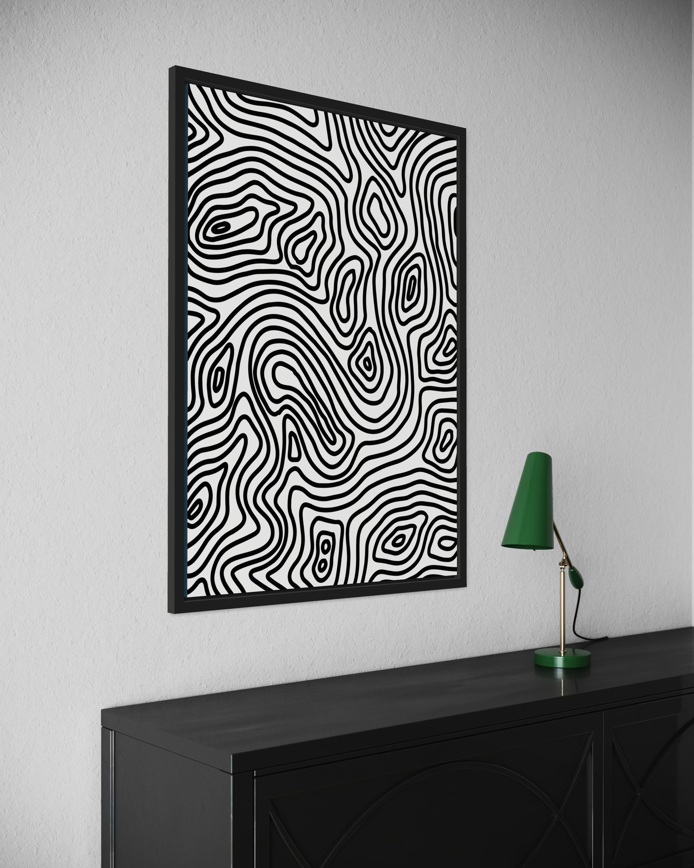 Dark Abstract No.13 Poster