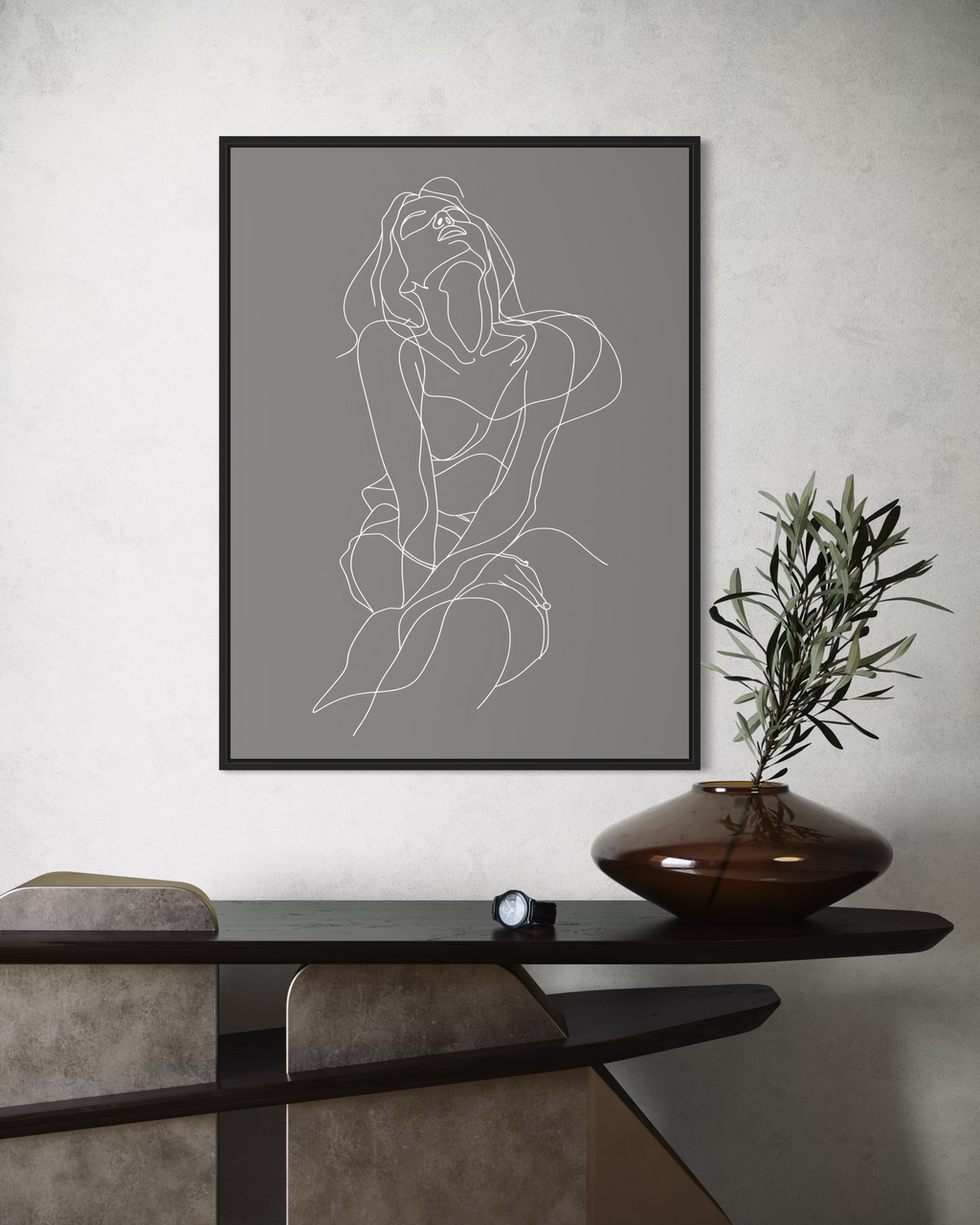 Minimalist Kadın No.2 Poster