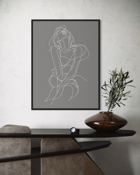 Minimalist Kadın No.2 Poster