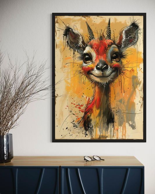 Baby Deer Poster
