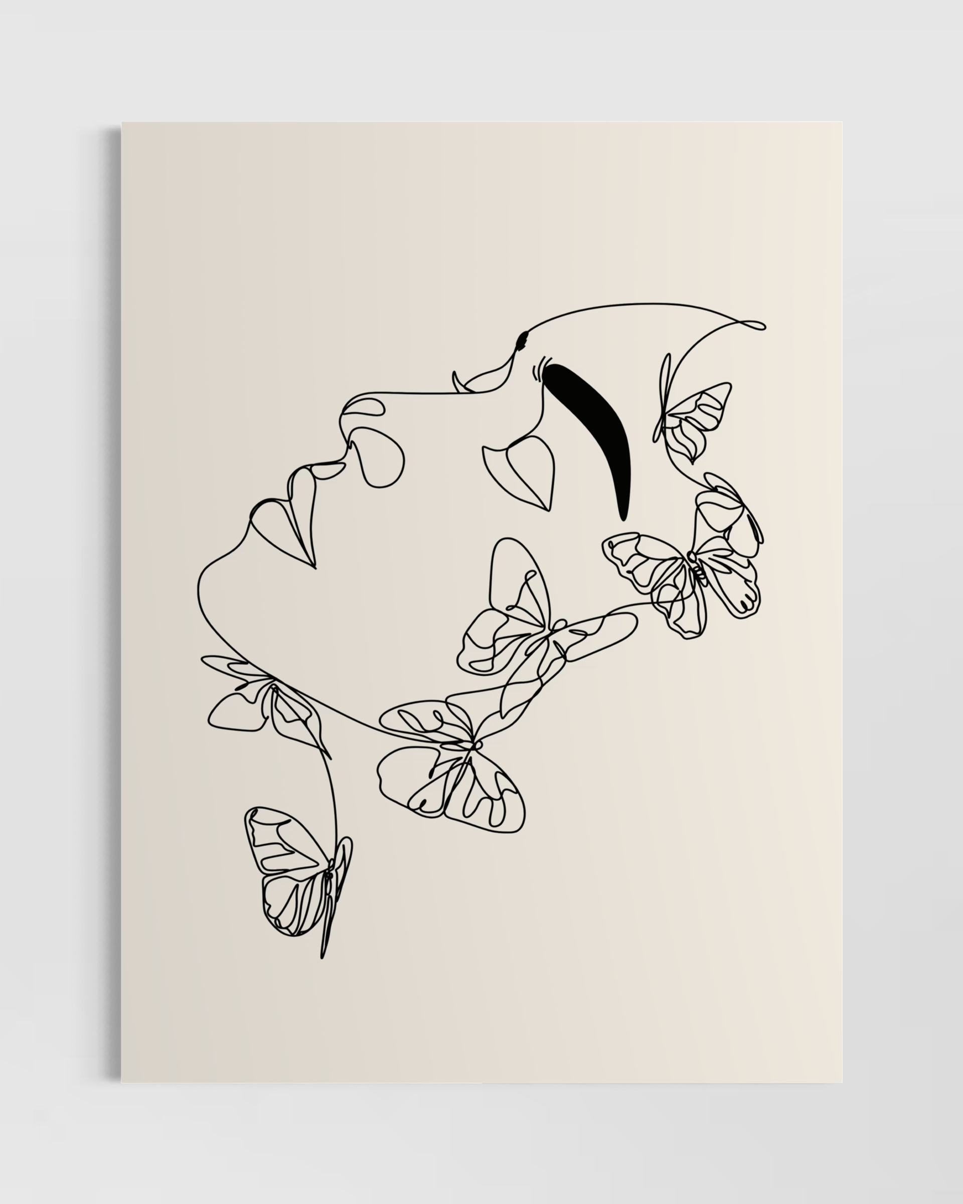 Minimalist Kadın No.10 Poster