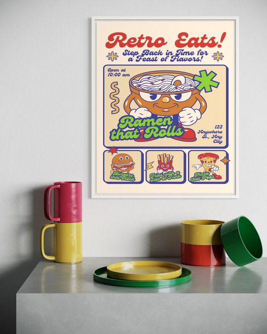 Retro Eats Poster