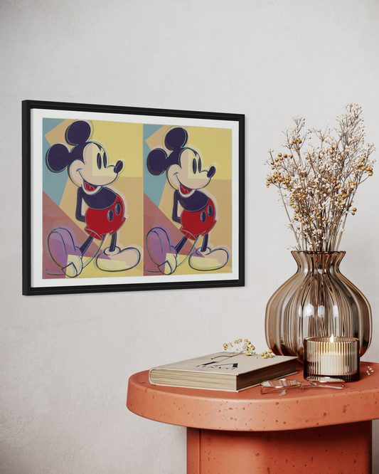 Andy Warhol - Double Micky Mouse Poster