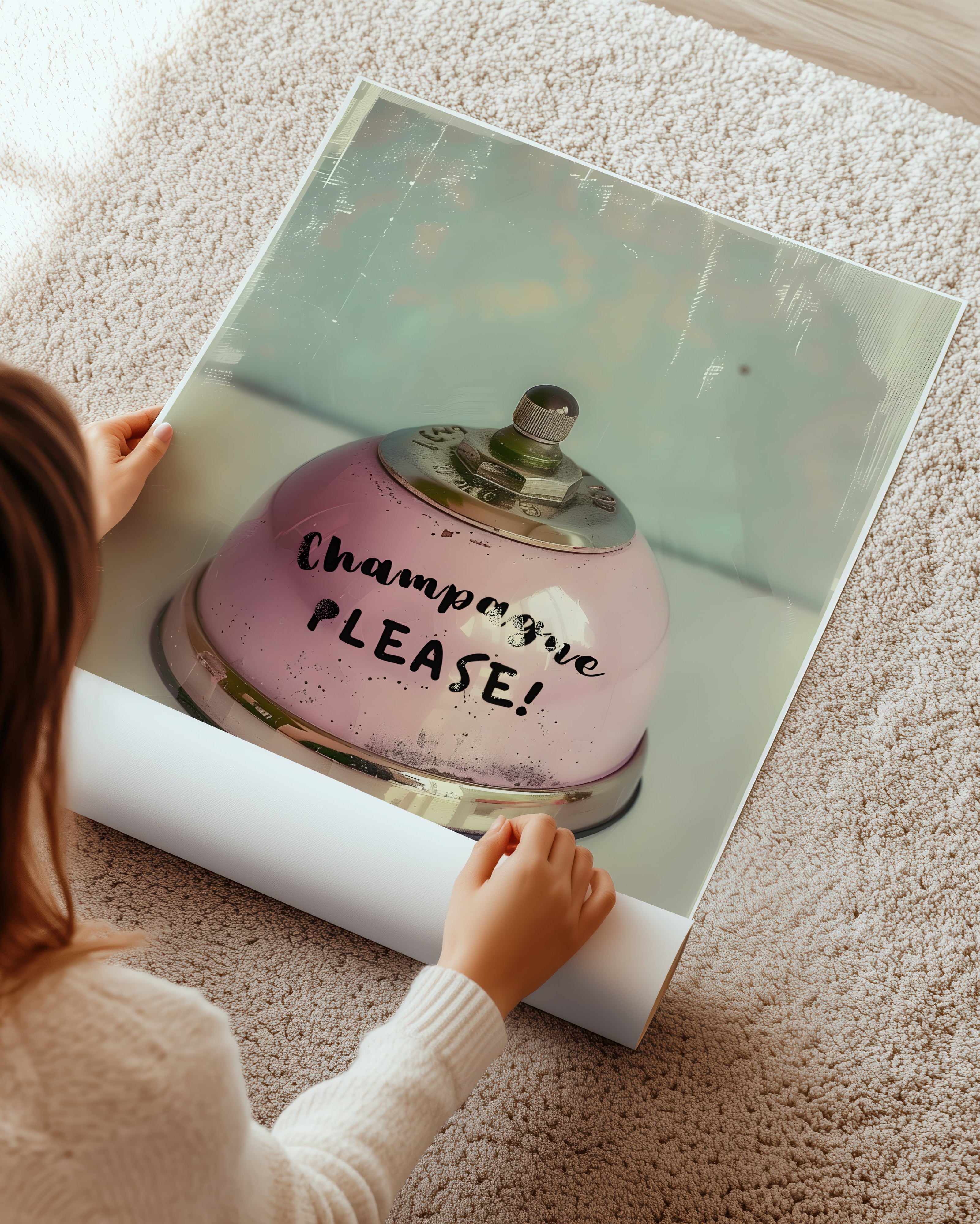 Champagne Please Poster