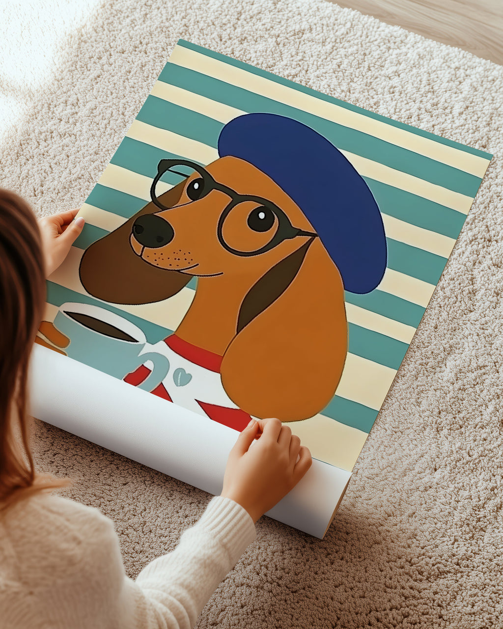 Coffee & Dog Poster