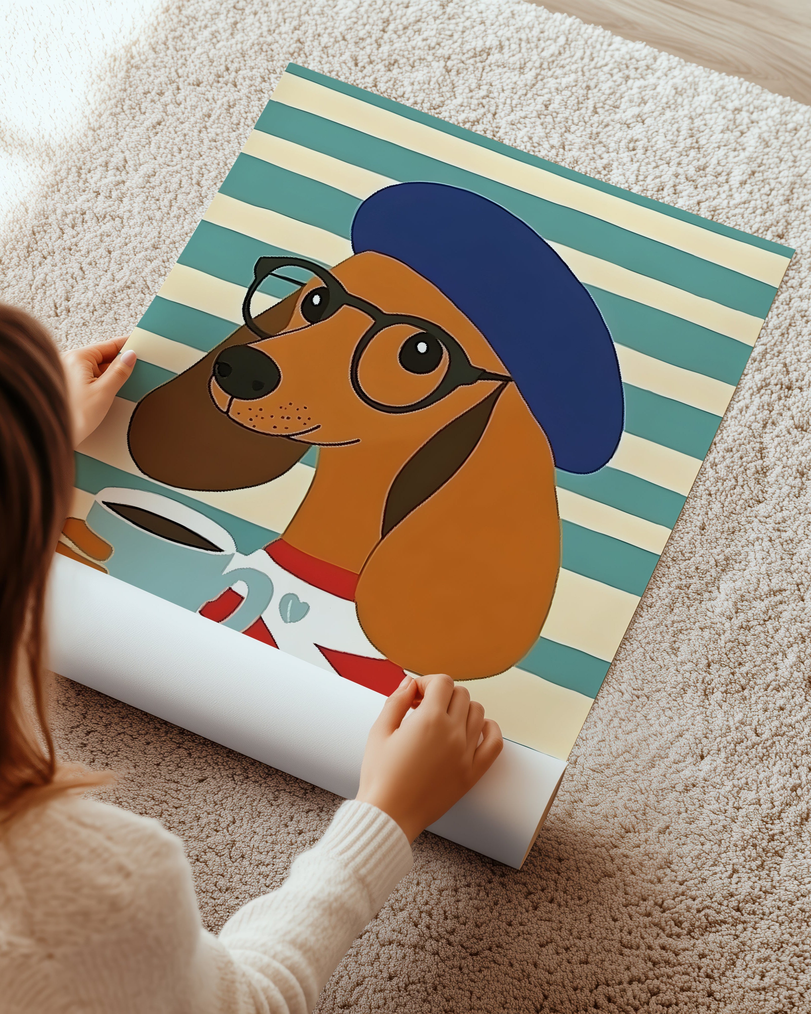 Coffee & Dog Poster